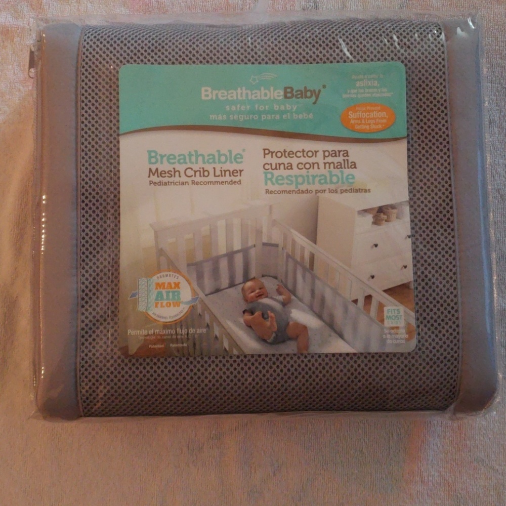 Mesh crib liner